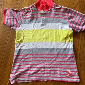 *VINTAGE* 90s Beach Polo Men’s (Pink, Yellow, Grey) | Excellent Condition / 🚭